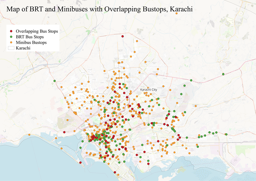 Karachi Bus Network Map